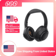 QCY H3 ANC Wireless Headphones Bluetooth 5.4 Hi-Res Audio Over Ear Headset 43dB Hybrid Active Noise Cancellation Earphones 60H